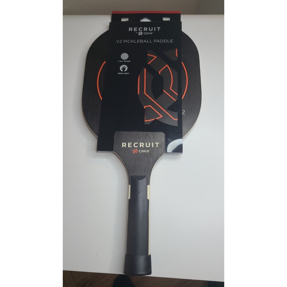 RECRUIT‎ V2 by ONIX Pickleball Paddle Ergo grip Black - New in Package!